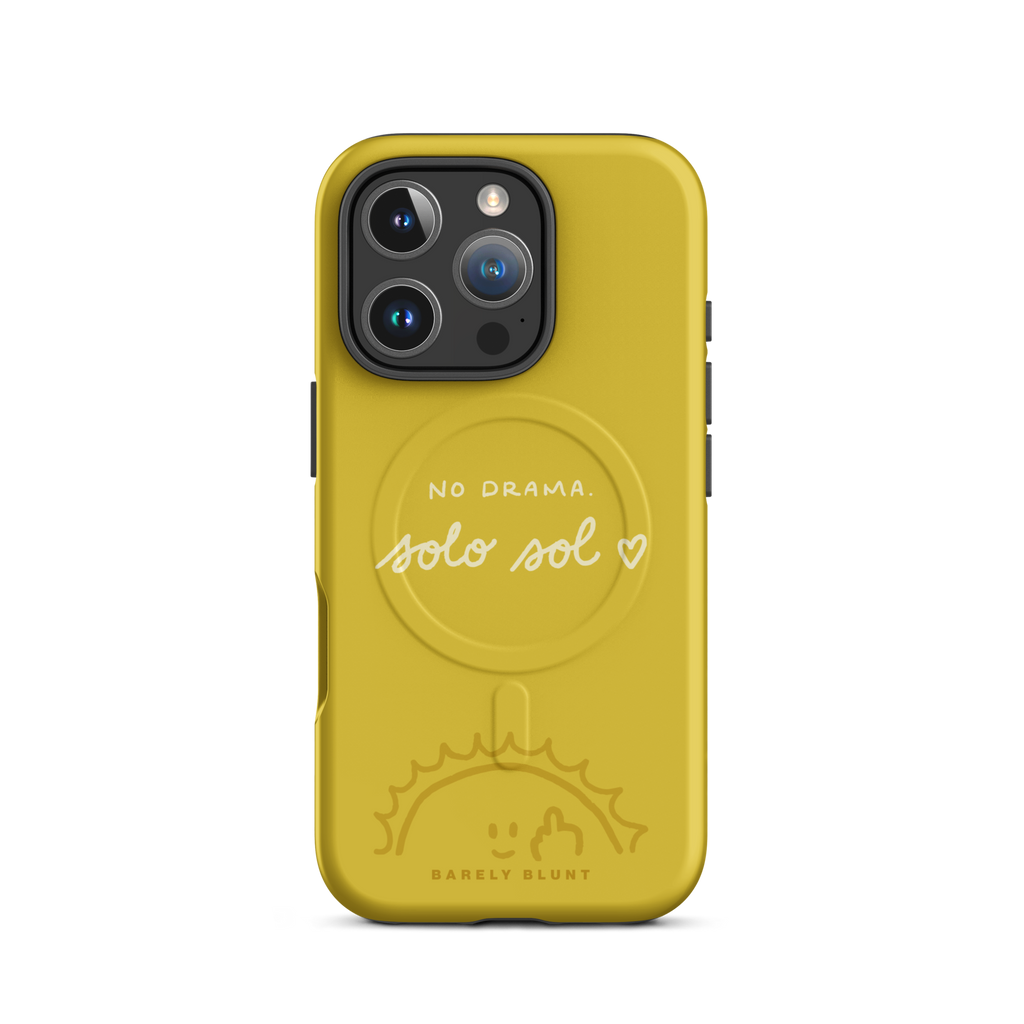 No Drama. Solo Sol ♥ iPhone® case