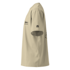 I bloom in weird conditions oversized t-shirt in Stone.
