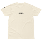 No Drama. Solo Sol ♥ premium t-shirt in Ivory.