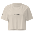 Respectfully no crop top