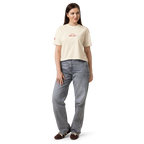 No Drama. Solo Sol ♥ women's boxy tee in Ivory.